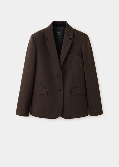 Mango blazer bergen in brown