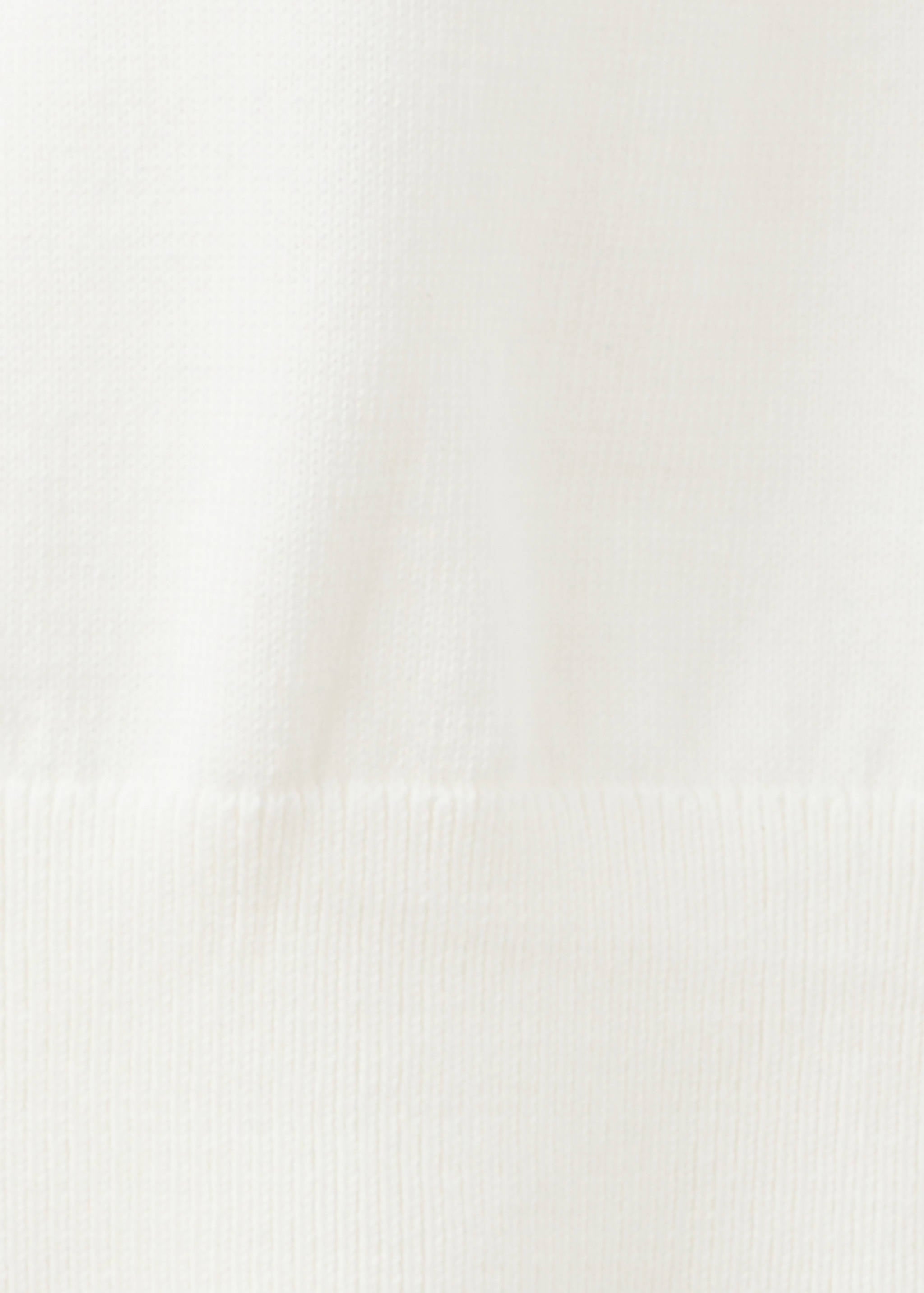 Mango camiseta tricot arraona in off white