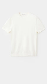 Mango camiseta tricot arraona in off white