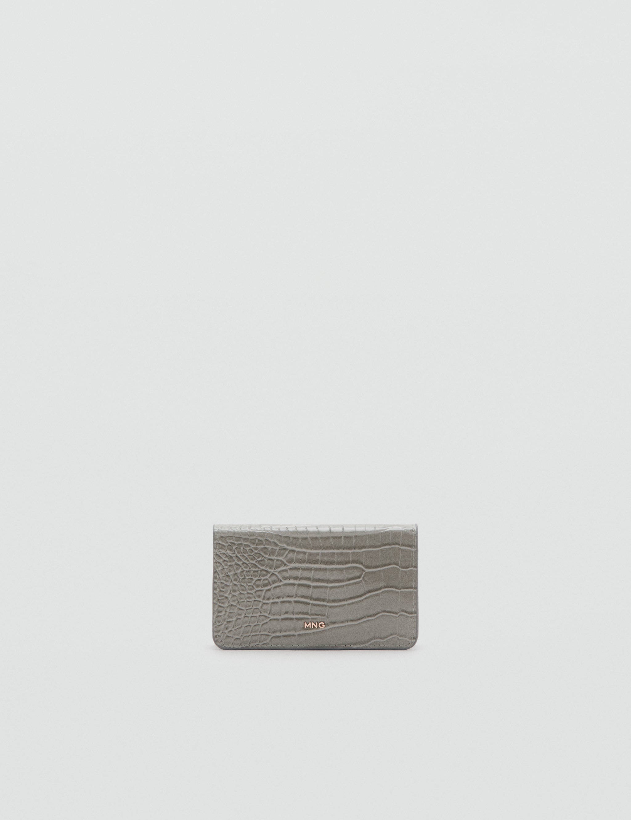 Mango billetera p victoria in grey