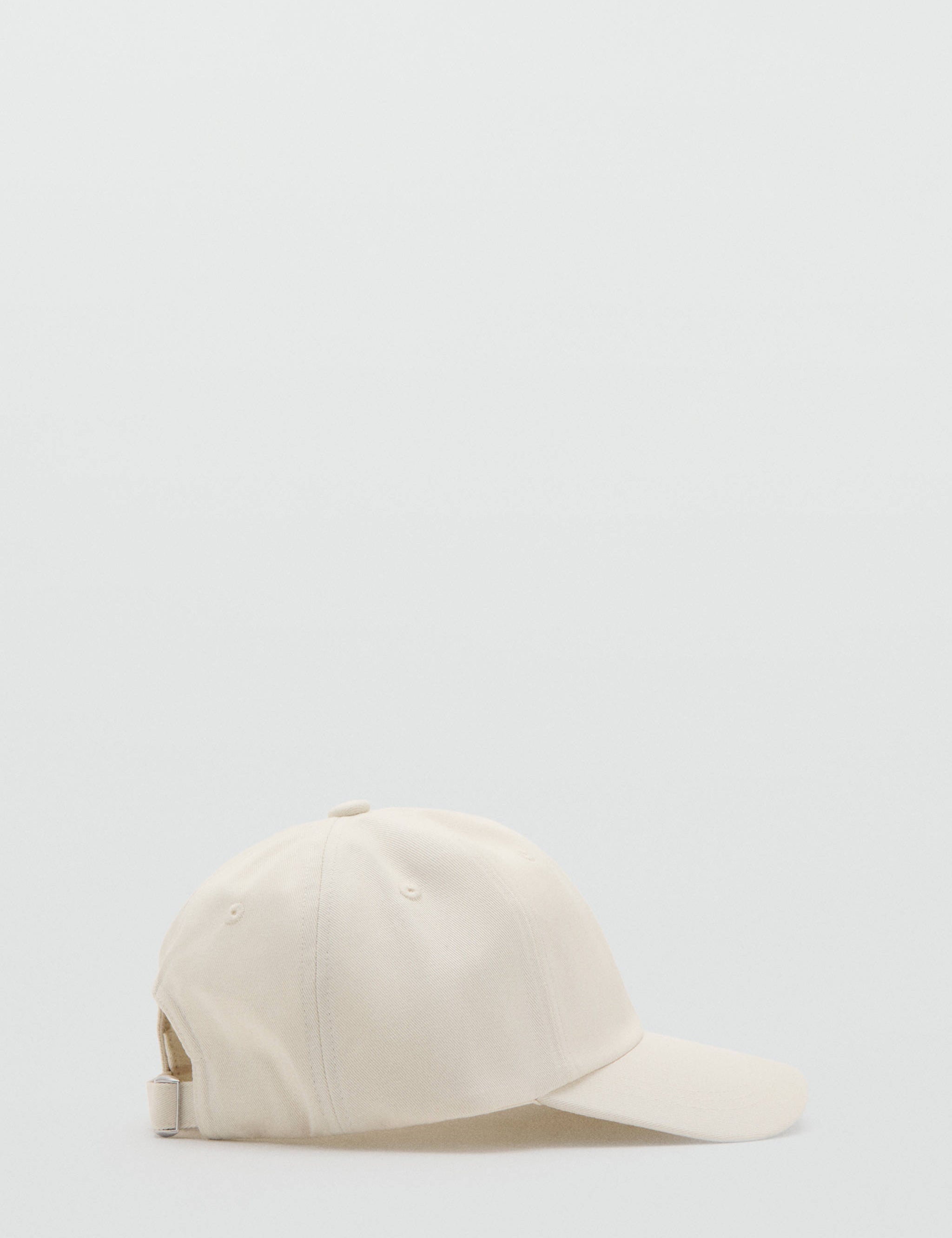 Mango gorra basic in off white