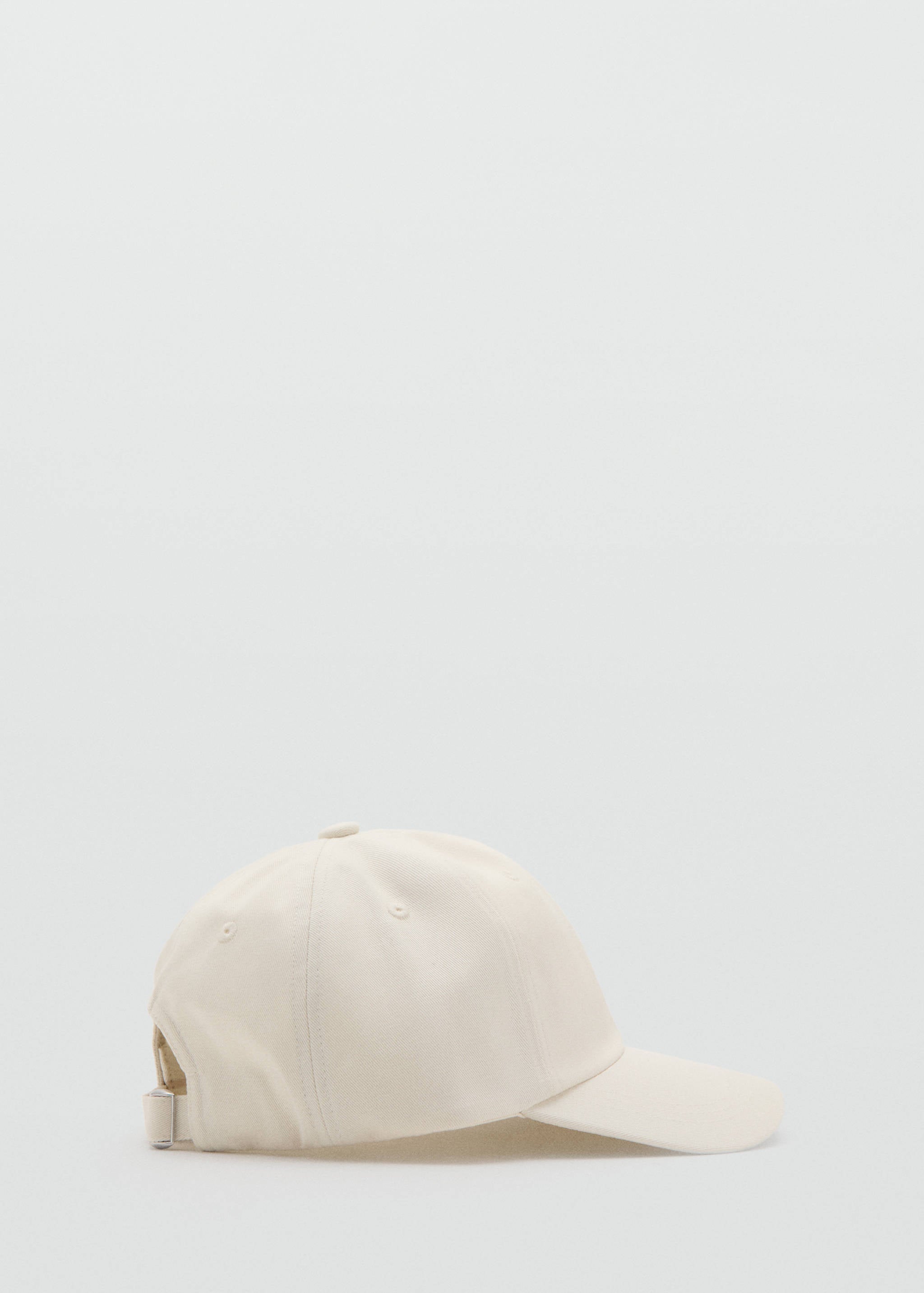 Mango gorra basic in off white