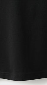 Mango camiseta chals in black