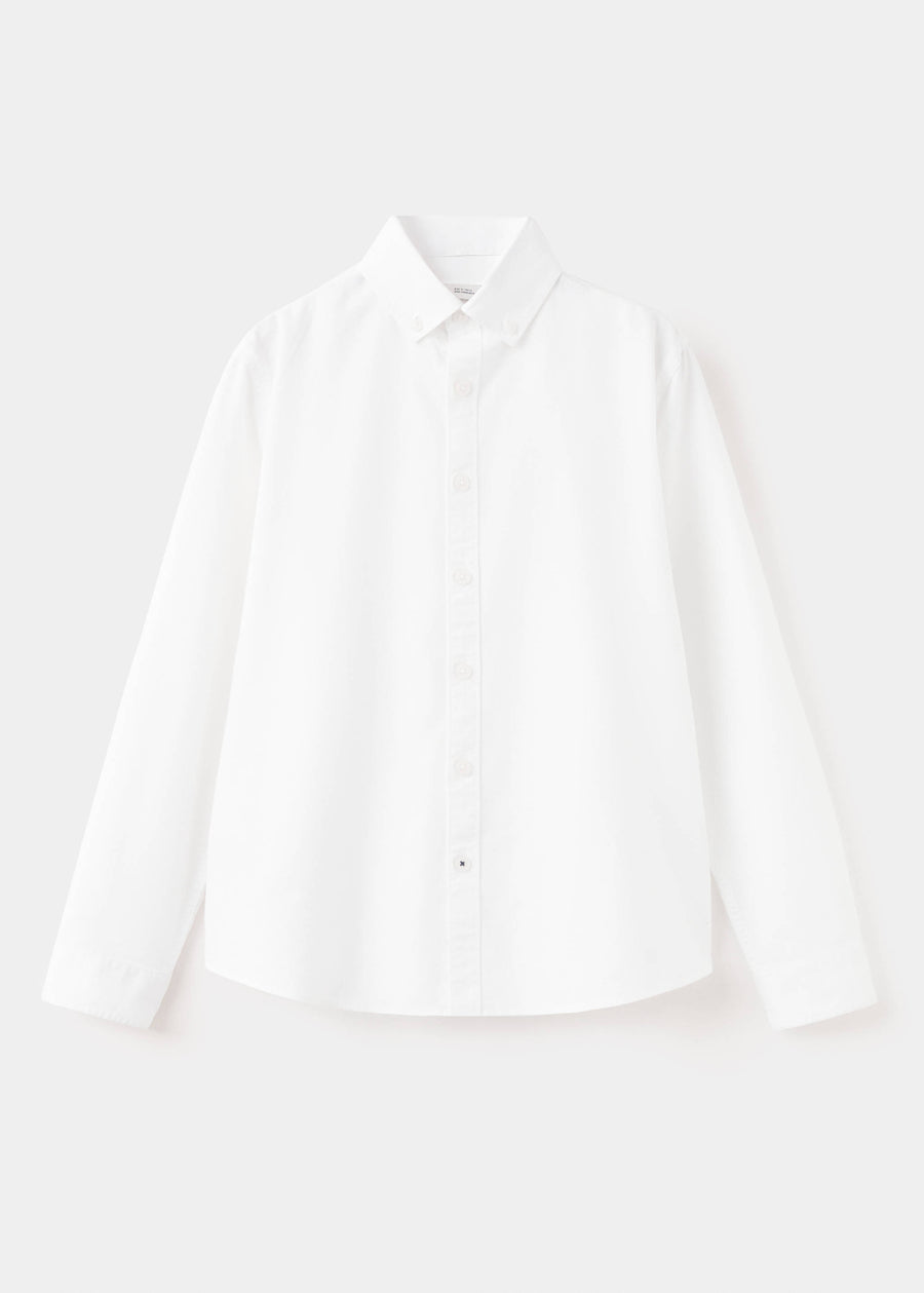 Mango camisa roxford in white