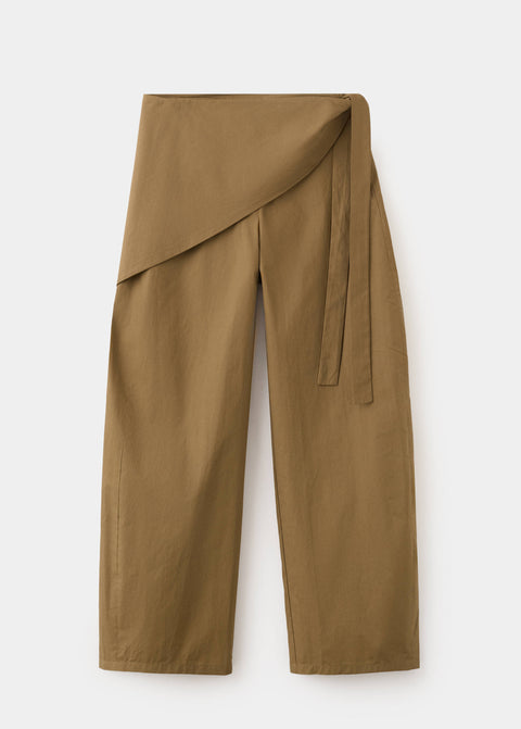 Mango trousers milos in khaki