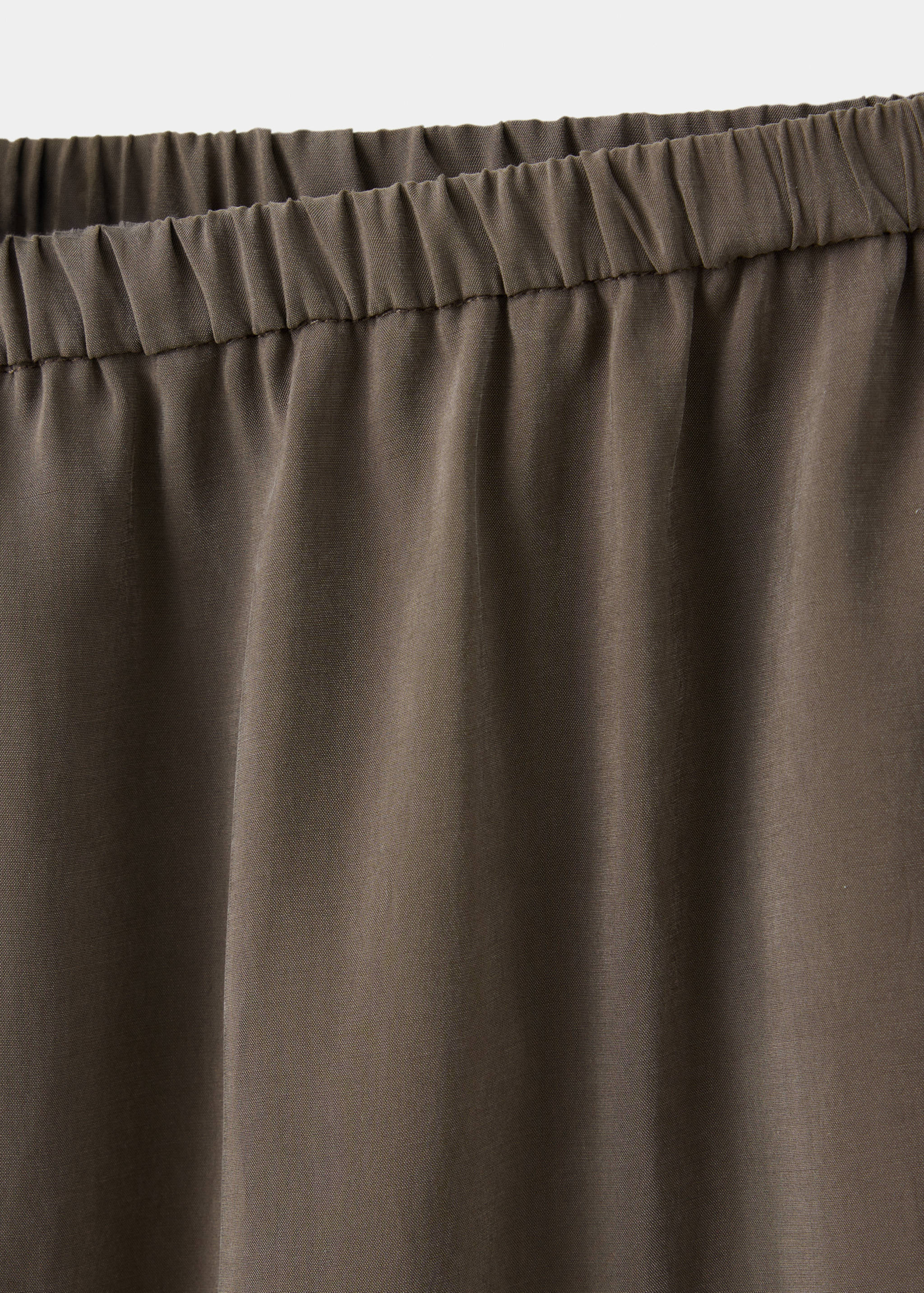 Mango pantalon vera in chocolate