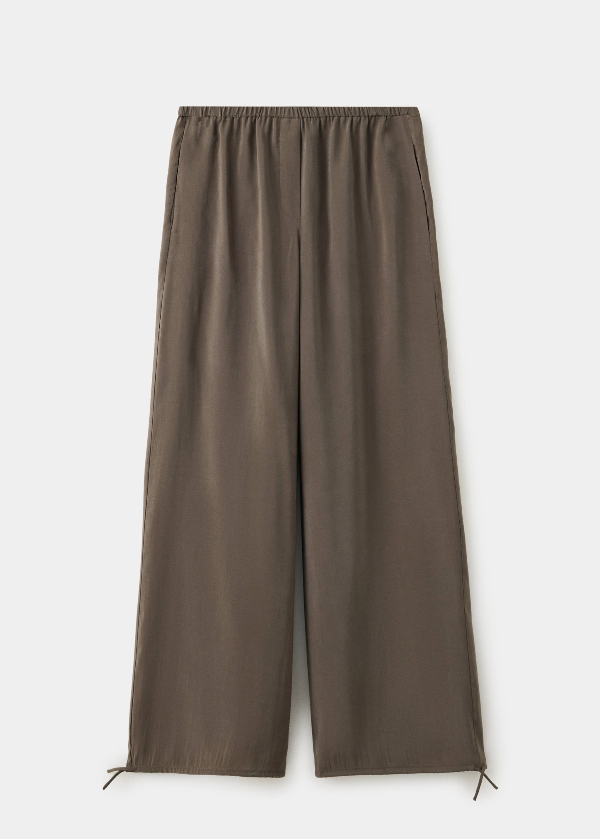 Mango pantalon vera in chocolate