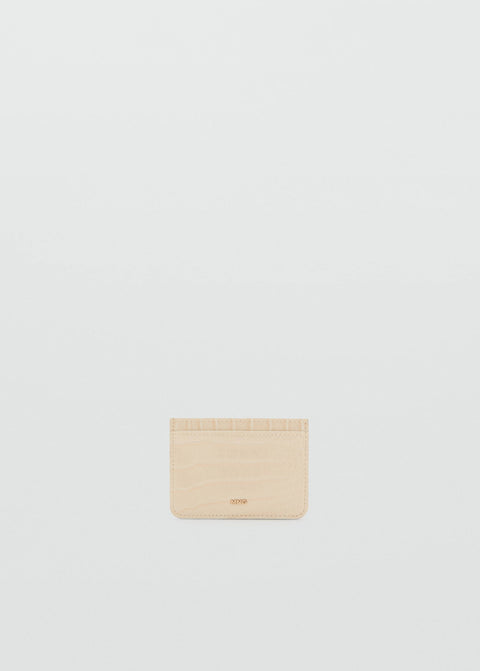 Mango small card holder victoria in raw