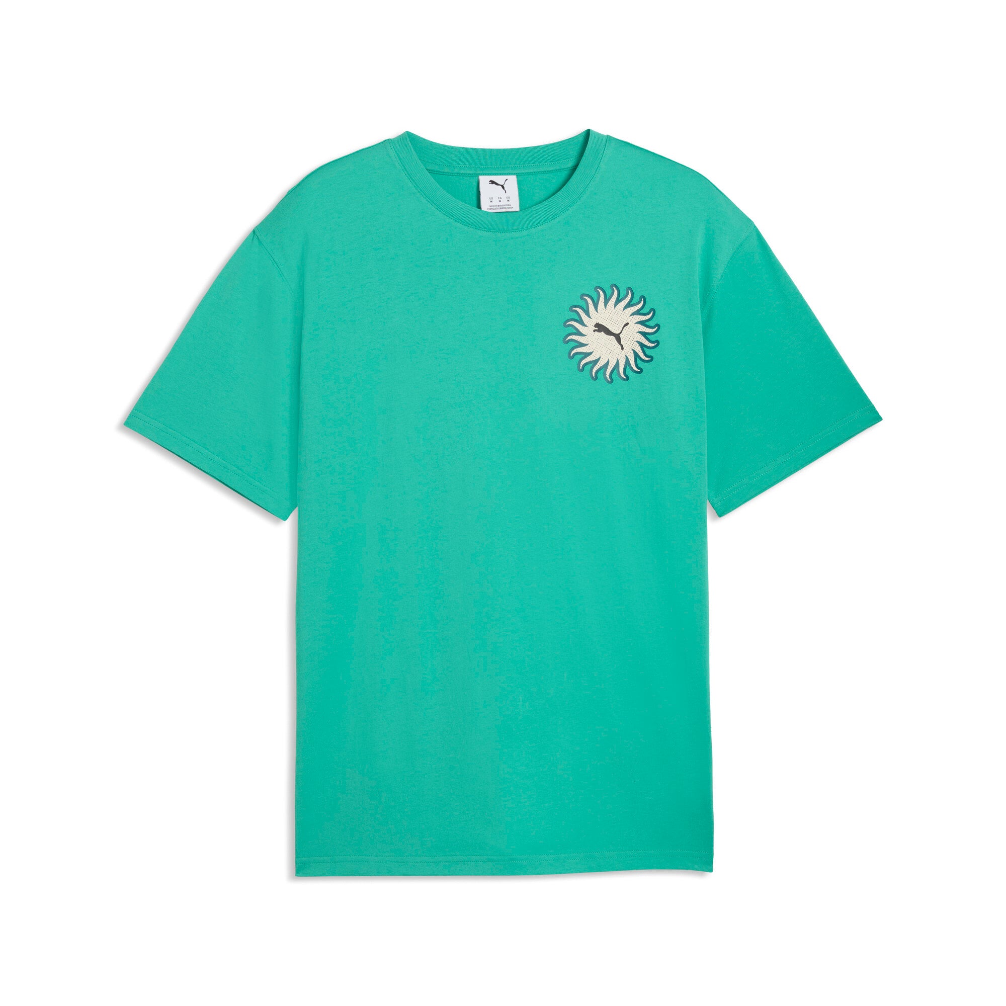 PUMA sunset drive relaxed tee men in vibrant green