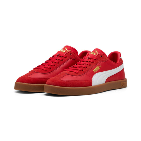 PUMA club II era sneakers unisex (397447) in for all time red and white