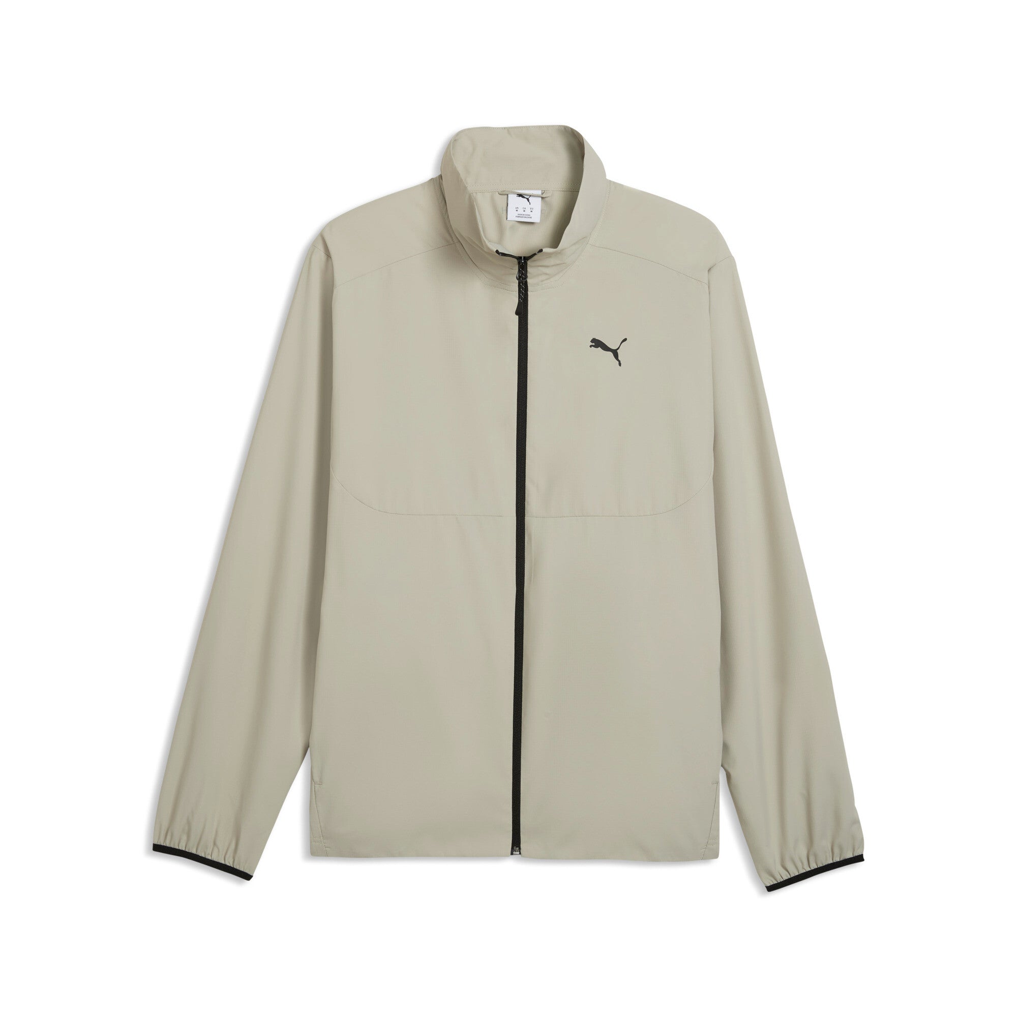 PUMA PUMATECH woven track jacket men in pebble gray