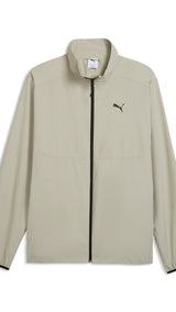 PUMA PUMATECH woven track jacket men in pebble gray