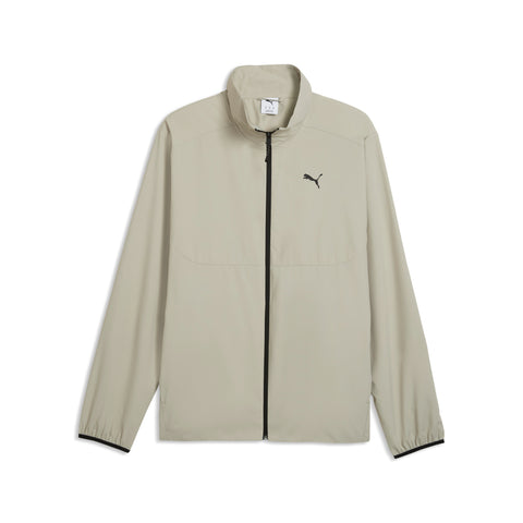 PUMA PUMATECH woven track jacket men in pebble gray