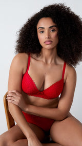 Etam panama - n 5 classique in red