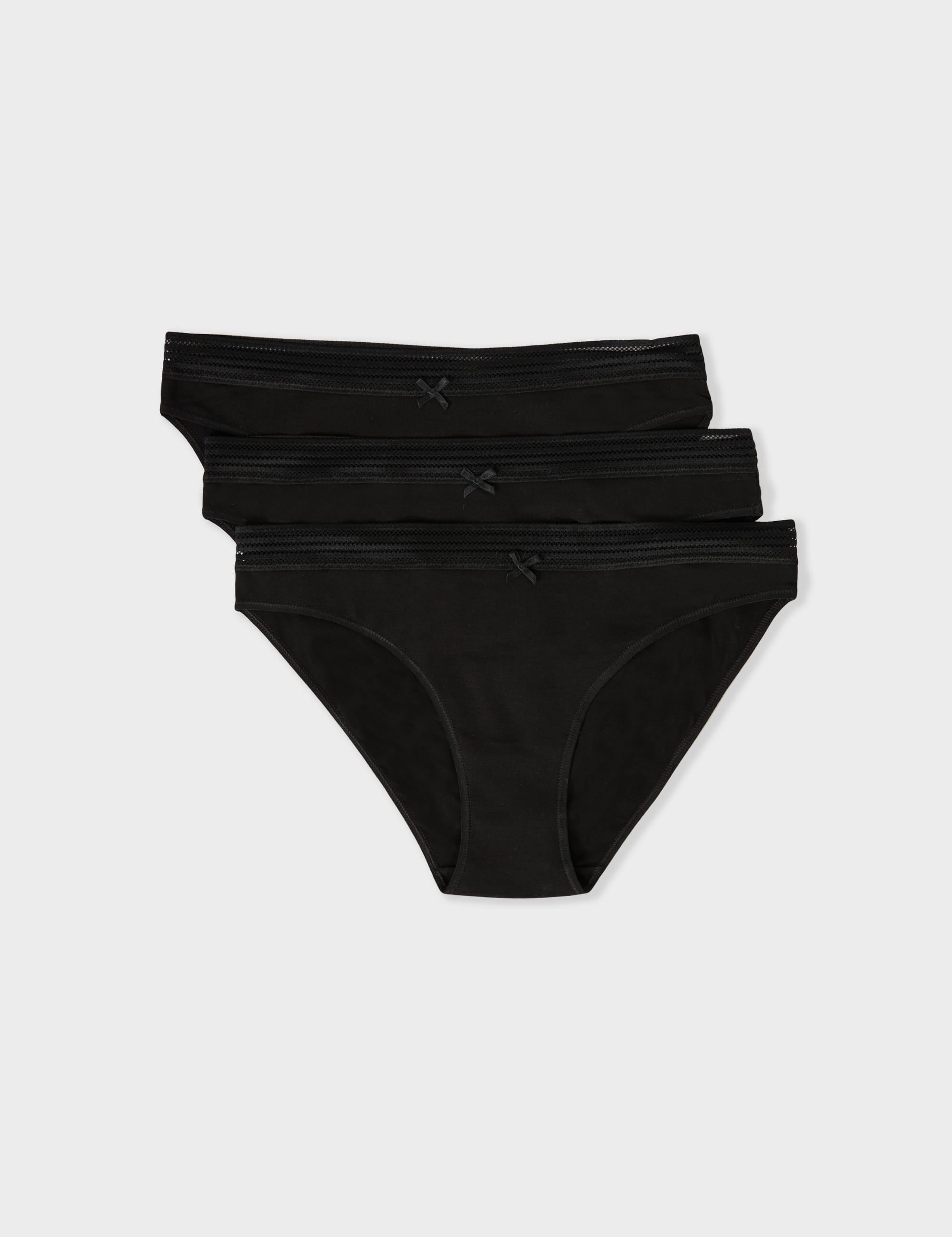 Etam jack lace - 3 slips in black