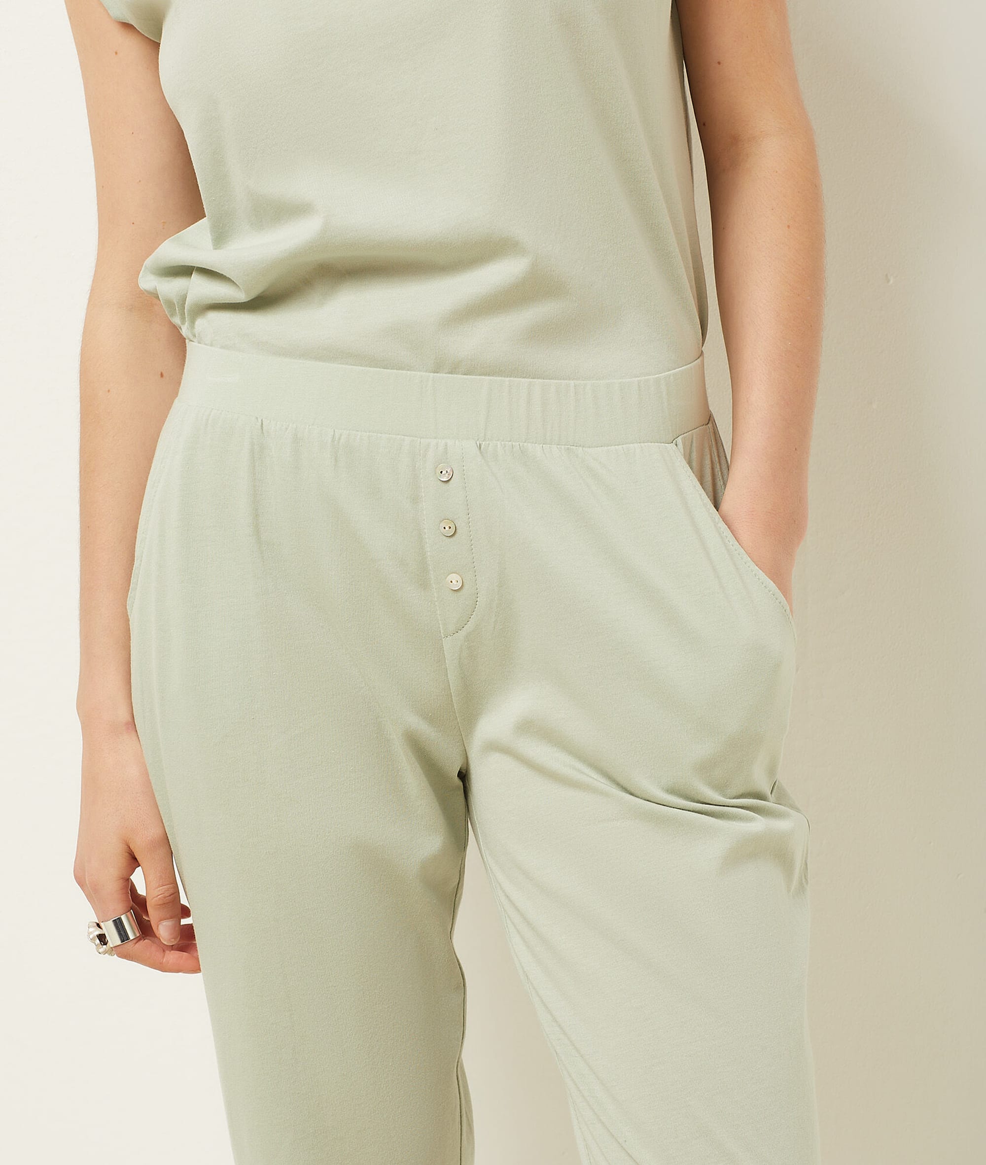Etam gam - pantalon in green
