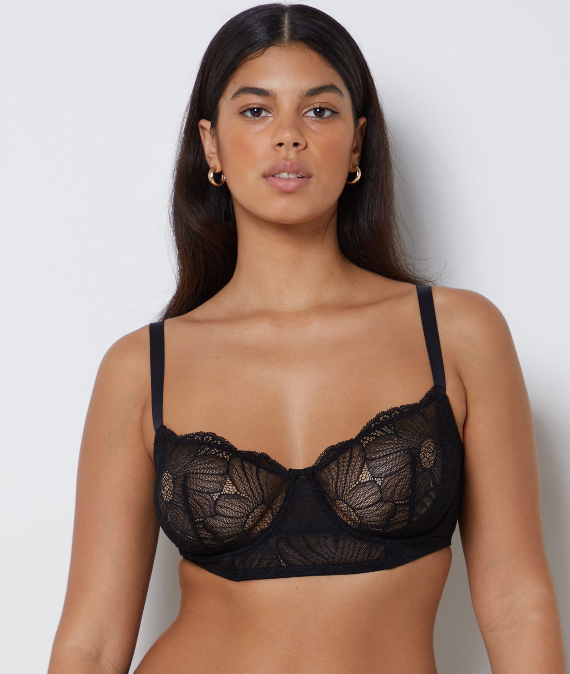 Etam flexi lace - SC balconnet in black