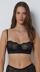 Etam flexi lace - SC balconnet in black
