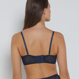 Etam flexi lace - SC balconnet in navy