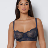 Etam flexi lace - SC balconnet in navy