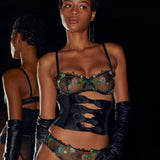 Etam garden - n 9 balconnet in black