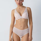 Etam idole - N6 triangle in rose poudre