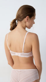 Etam idole - N6 triangle in rose poudre