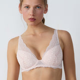 Etam idole - N6 triangle in rose poudre