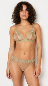 Etam palmes - SA triangle in kaki olive