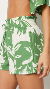 Etam jubika - short in imp bleu vert,,, - Image 3