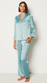 Etam balda - chemise ml in bleu vert