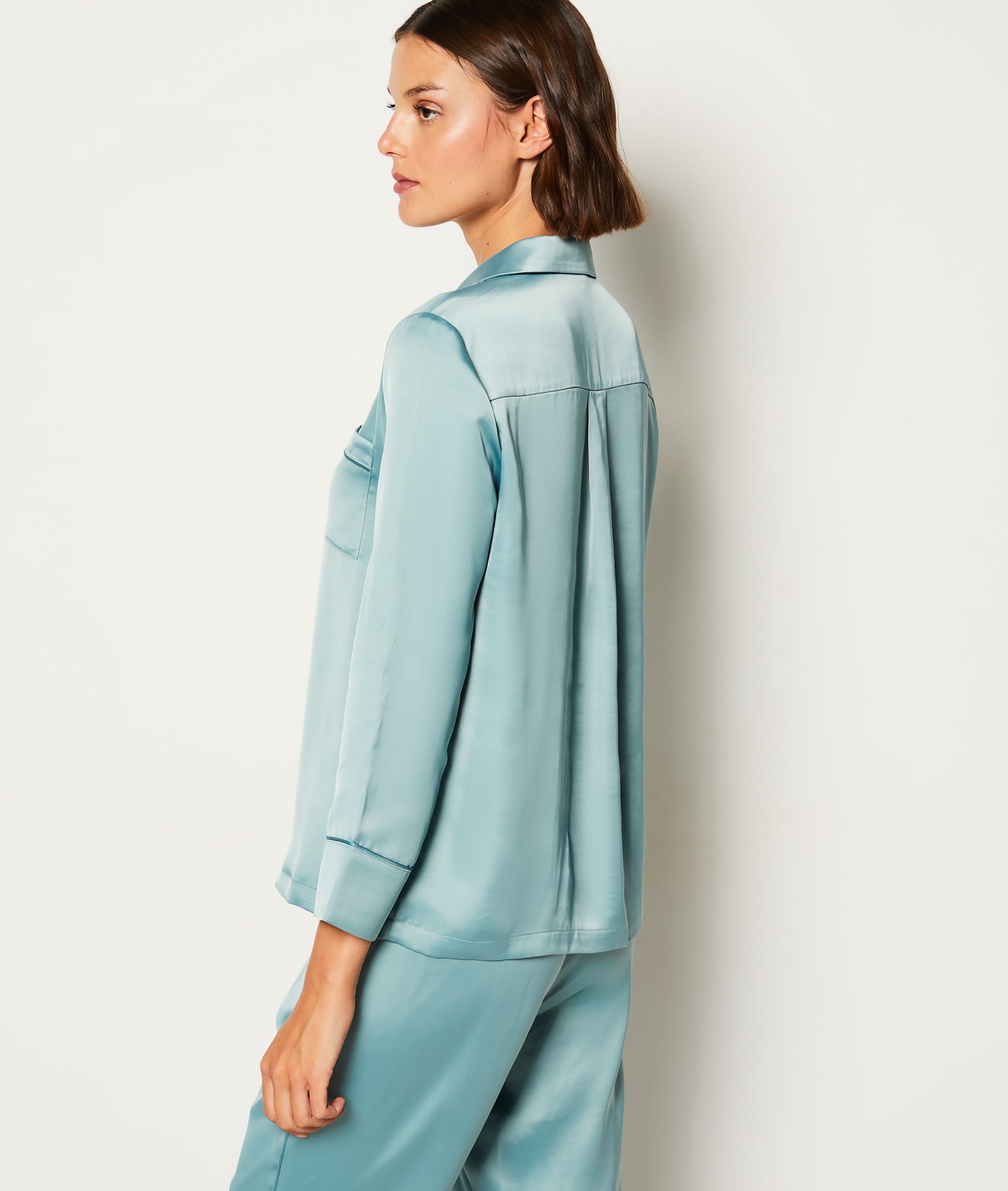Etam balda - chemise ml in bleu vert