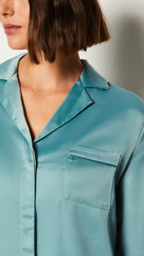 Etam balda - chemise ml in bleu vert