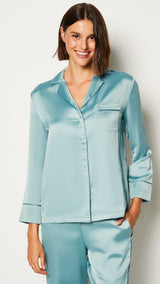 Etam balda - chemise ml in bleu vert