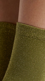 Etam etincelle rib - socks in kaki olive