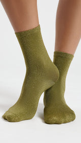 Etam etincelle rib - socks in kaki olive