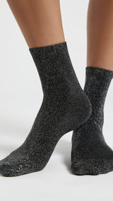 Etam etincelle rib - socks in argent