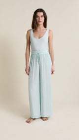 Etam cheeta - pantalon 0425 in bleu vert