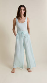 Etam cheeta - pantalon 0425 in bleu vert
