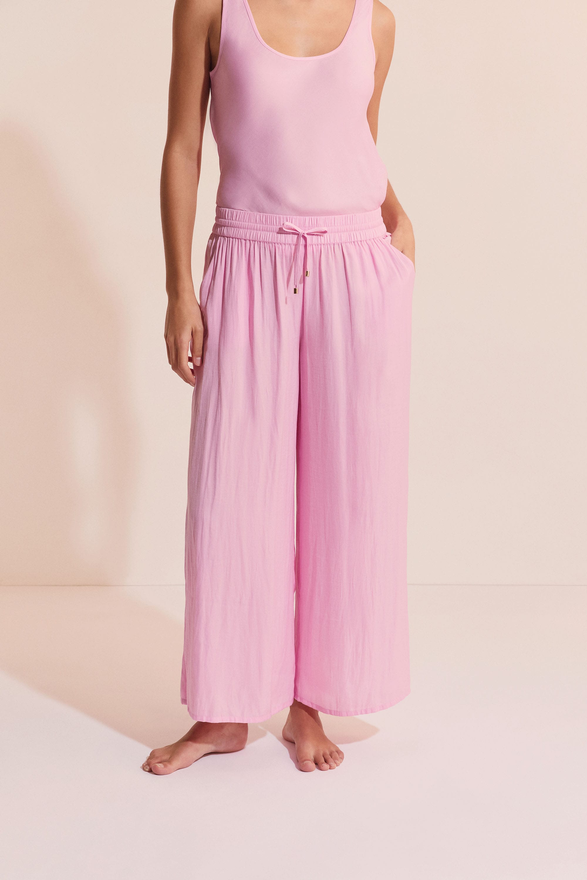 Etam cheeta - pantalon 0425 in rose bonbon