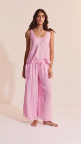 Etam cheeta - pantalon 0425 in rose bonbon