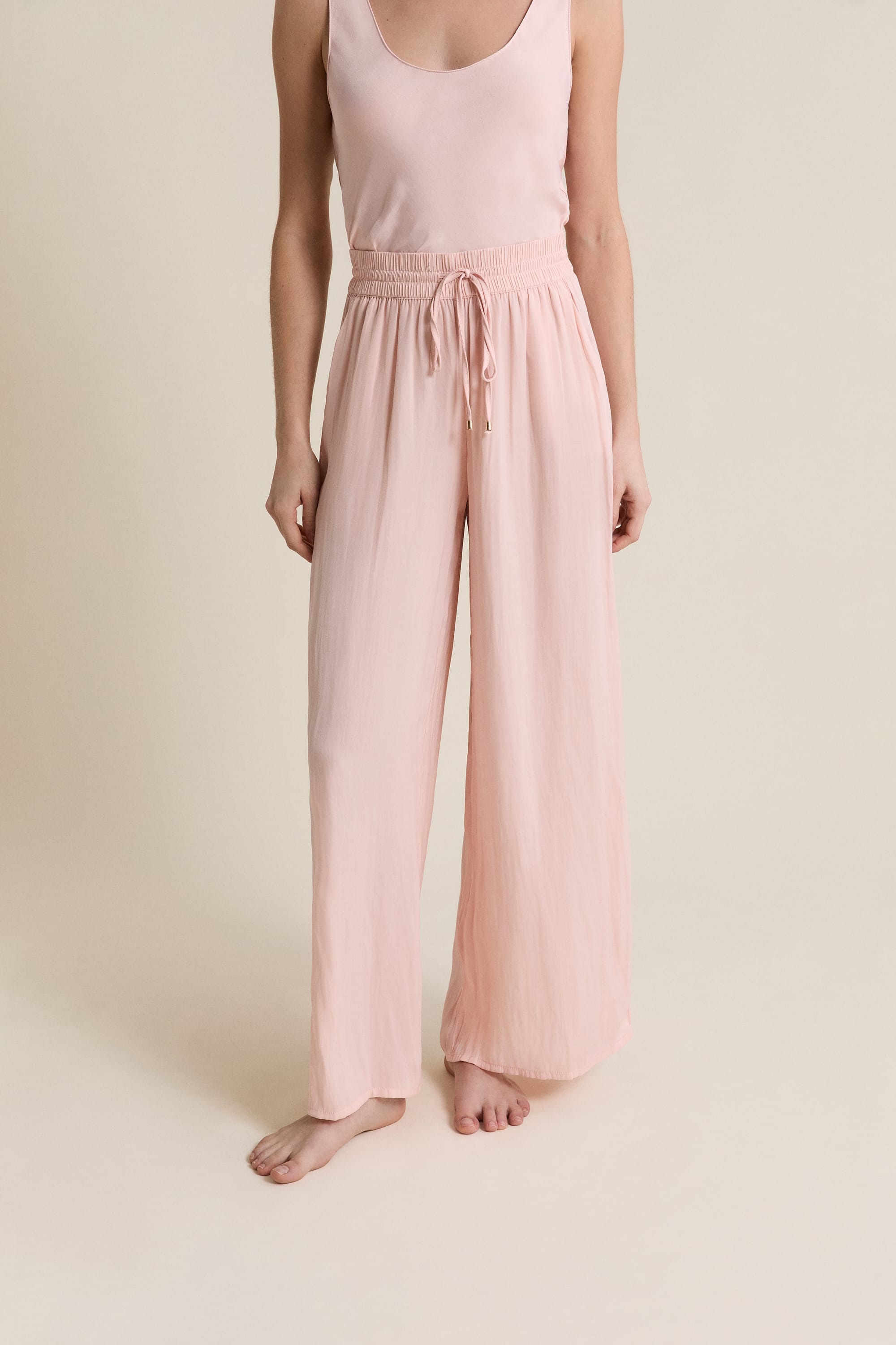 Etam cheeta - pantalon 0425 in rose poudre