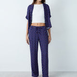Etam beryl - pantalon in imp bleu vert - Image 2