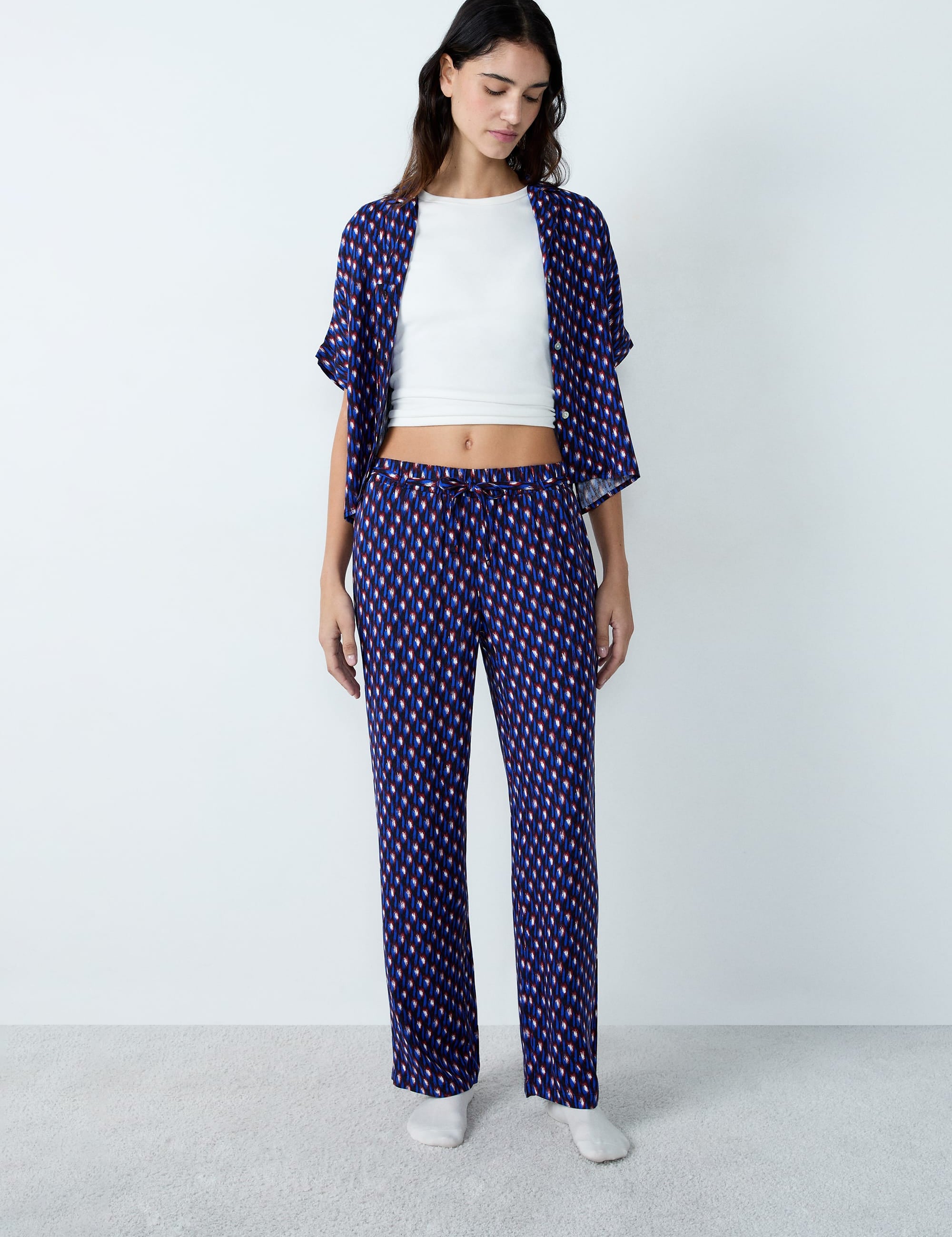 Etam beryl - pantalon in imp bleu vert - Image 2