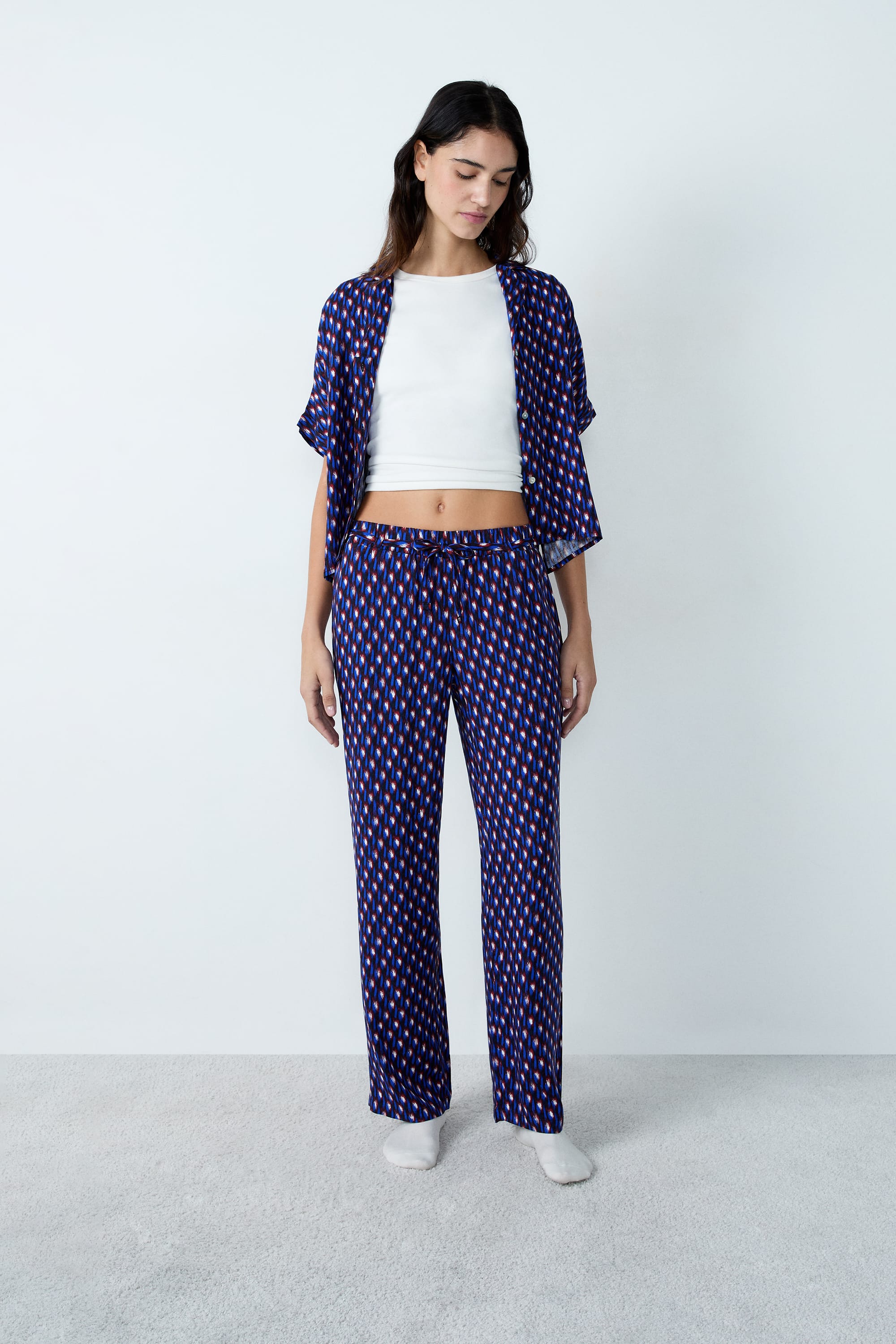Etam beryl - pantalon in imp bleu vert - Image 2