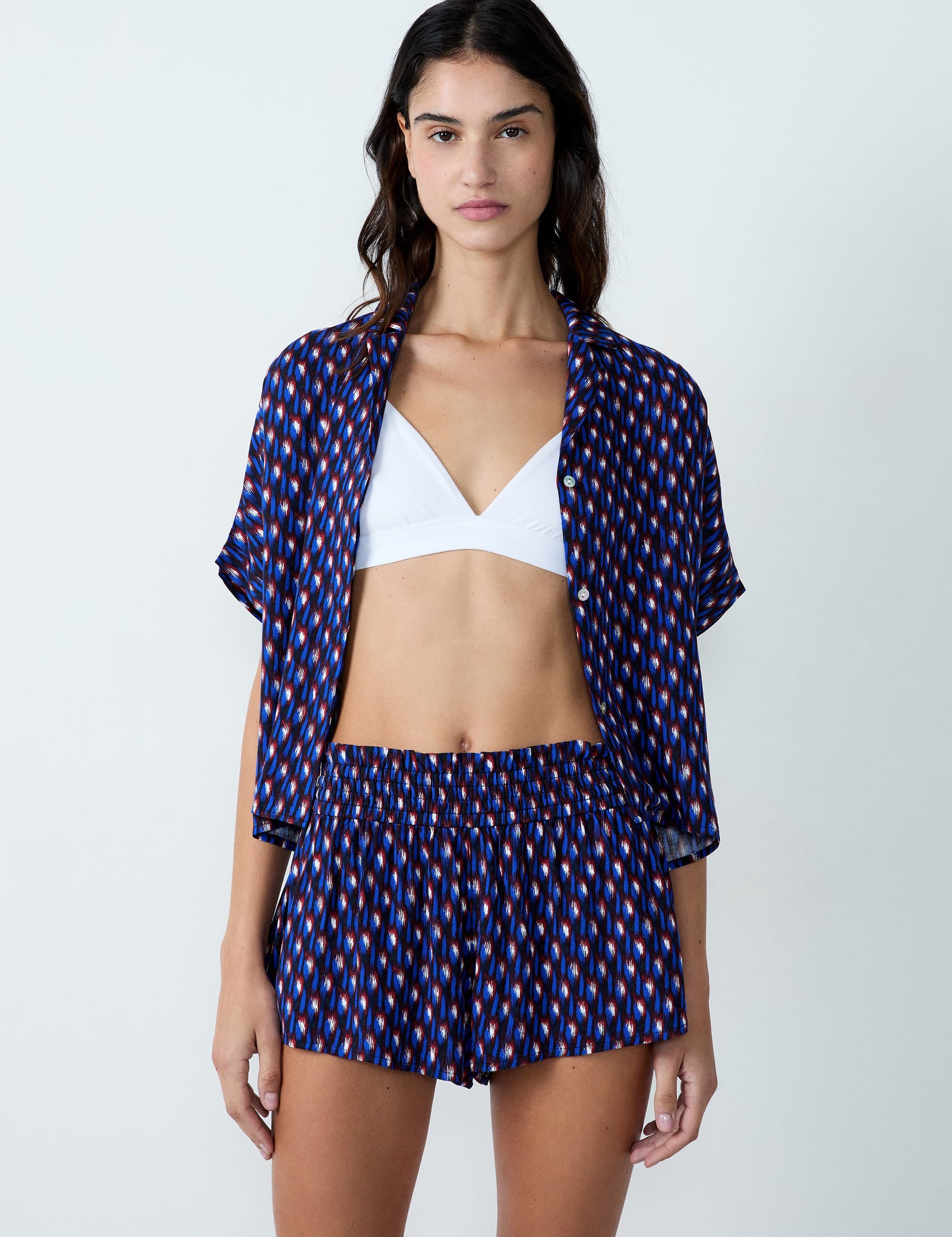 Etam beryl - short in imp bleu vert - Image 2