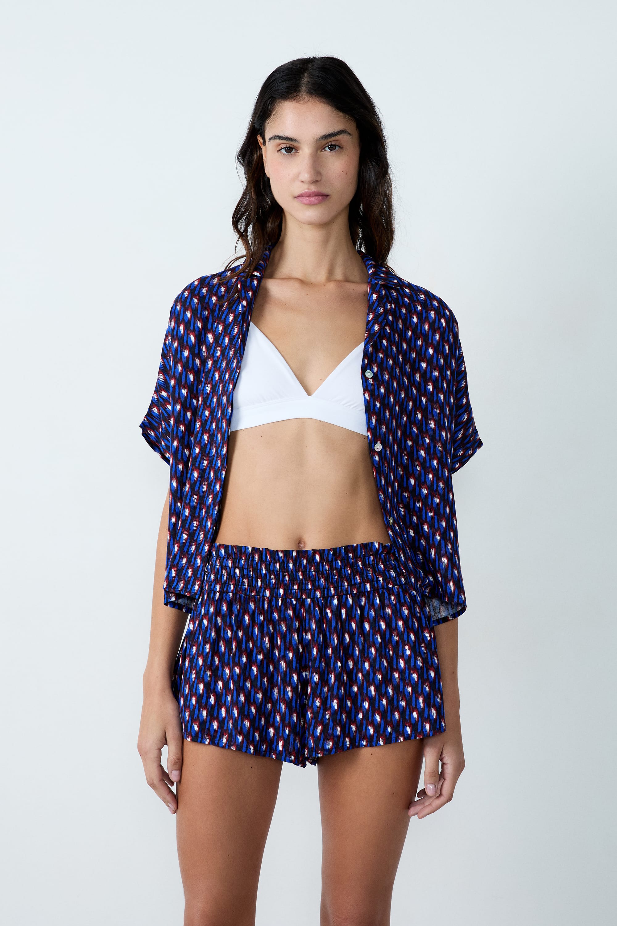Etam beryl - short in imp bleu vert - Image 2