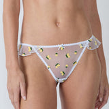 Etam peaches - bresilien in imp fd blanc
