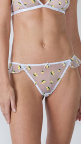 Etam peaches - bresilien in imp fd blanc