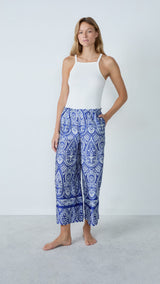 Etam mailan - pantalon 7/8 in imp bleu vert - Image 2